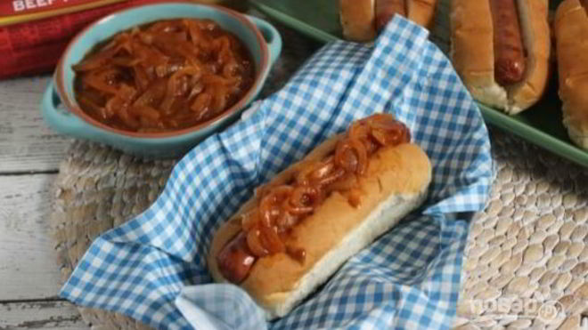 Рецепт лука для хот-догов