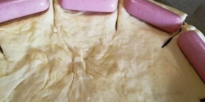 Рецепт суперсырной хот-дог-пицца