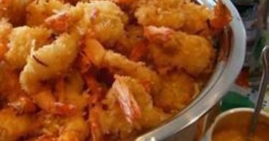 Рецепт Креветок в кляре с кокосом