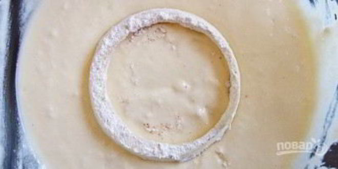 Рецепт луковых колец в панировке