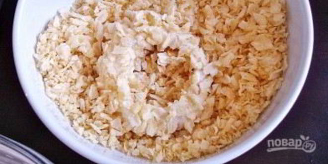 Рецепт луковых колец в панировке