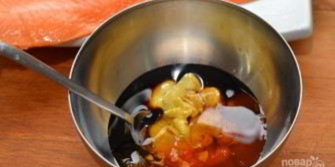 Рецепт маринованного лосося