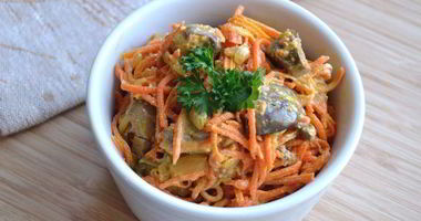 Рецепт Корейской морковки с печенью