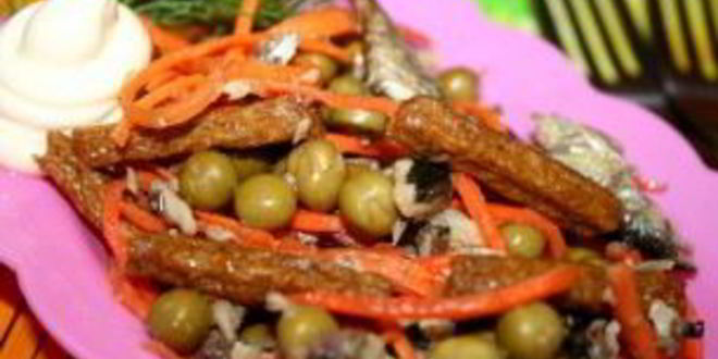 Рецепт корейской морковки с сухариками