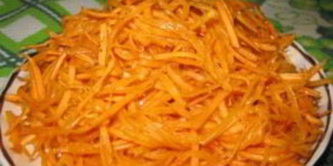 Рецепт маринованной моркови по-корейски
