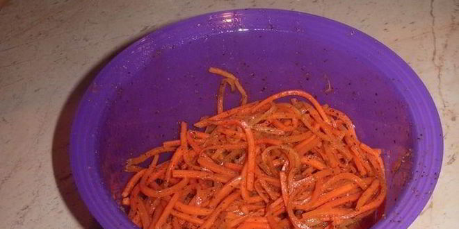 Рецепт Моркови по-корейски для чайников