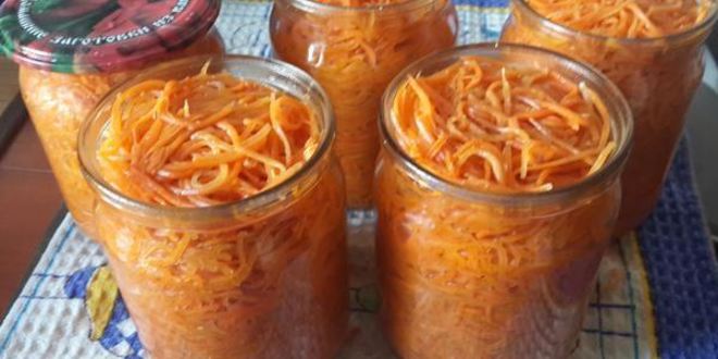 Рецепт моркови по-корейски на зиму