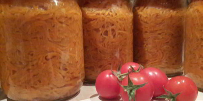 Рецепт моркови по-корейски на зиму