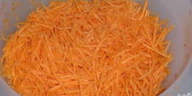 Рецепт моркови по-корейски с капустой