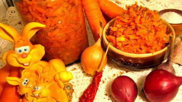Рецепт Моркови по-корейски с луком