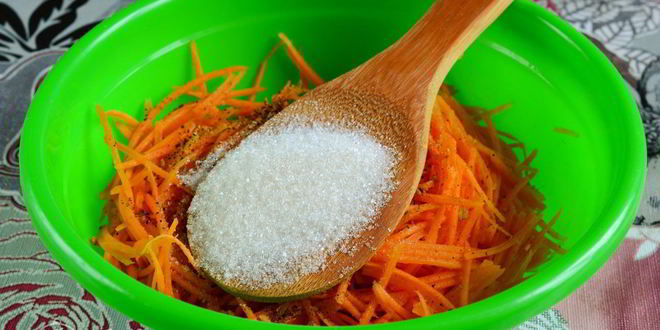 Рецепт моркови по-корейски с приправой