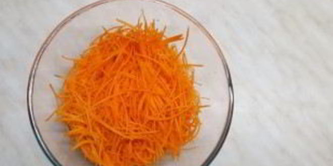 Рецепт моркови по-корейски за 5 минут