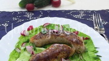 Рецепт Настоящей домашней колбасы из говядины