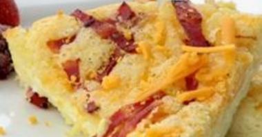 Рецепт Быстрого пирога-омлета с беконом