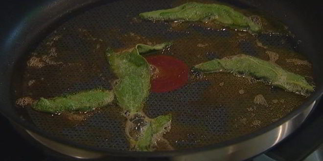 Рецепт фриттаты с козьим сыром и шалфеем