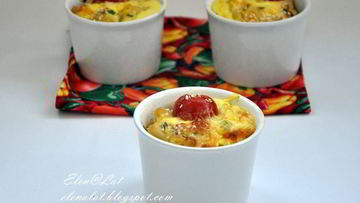 Рецепт Фриттаты с макаронами и болгарским перцем