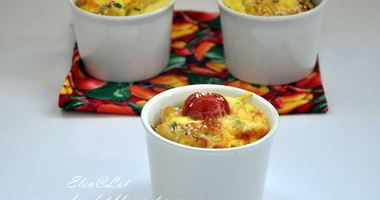 Рецепт Фриттаты с макаронами и болгарским перцем