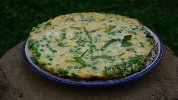 Рецепт Фриттаты с зеленым горошком и картофелем