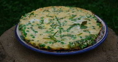 Рецепт Фриттаты с зеленым горошком и картофелем