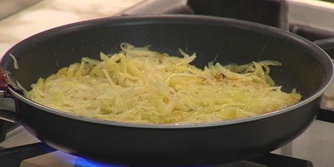 Рецепт фриттаты с зеленым горошком и картофелем