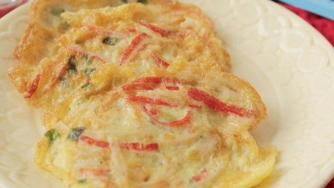 Рецепт мини-омлетов с крабовыми палочками