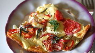 Рецепт Омлета из кабачков в духовке