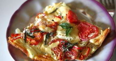 Рецепт Омлета из кабачков в духовке