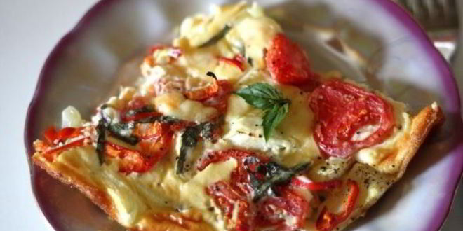 Рецепт Омлета из кабачков в духовке