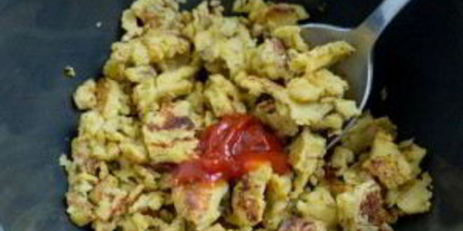 Рецепт омлета из яичного порошка