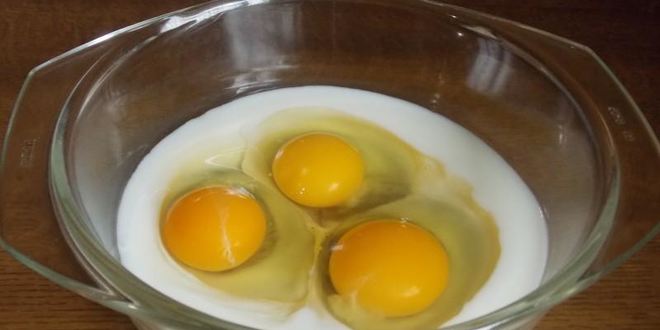 Рецепт омлета на кефире