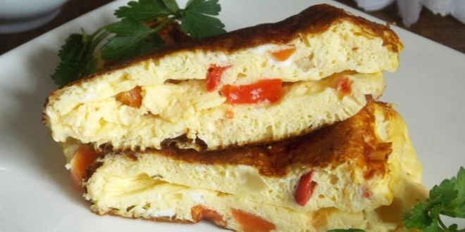 Рецепт омлета на кефире