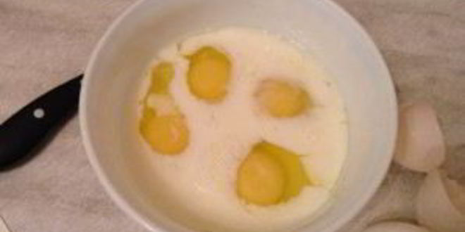 Рецепт омлета на молоке