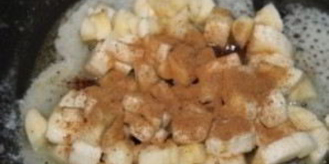 Рецепт омлета с бананом