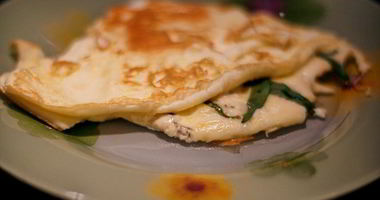 Рецепт Омлета с голубым сыром