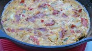 Рецепт Омлета с грибами в духовке