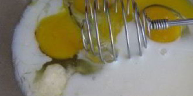 Рецепт омлета с крабовыми палочками