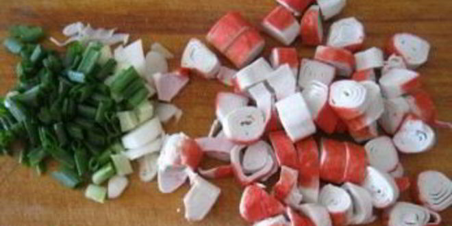 Рецепт омлета с крабовыми палочками