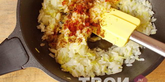 Рецепт омлета с рисом