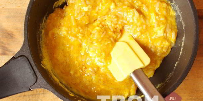 Рецепт омлета с рисом