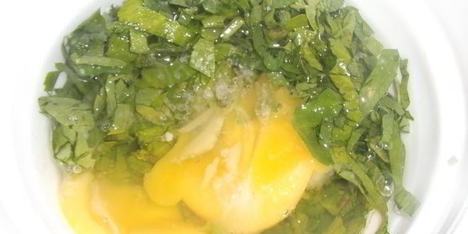 Рецепт омлета с сельдереем