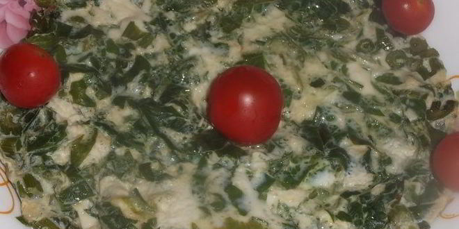 Рецепт омлета с сельдереем