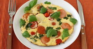 Рецепт Омлета с сосиской