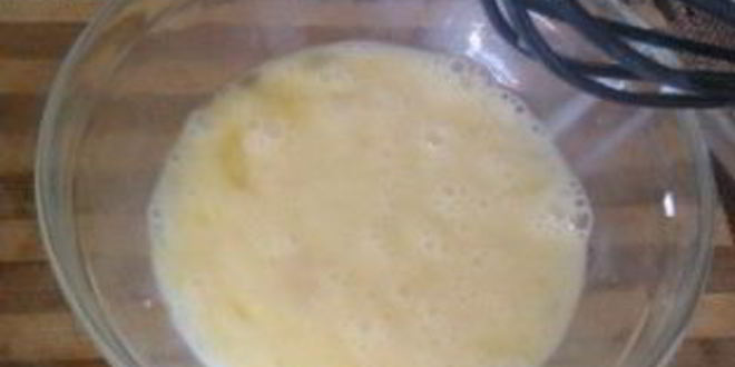 Рецепт омлета с сосиской