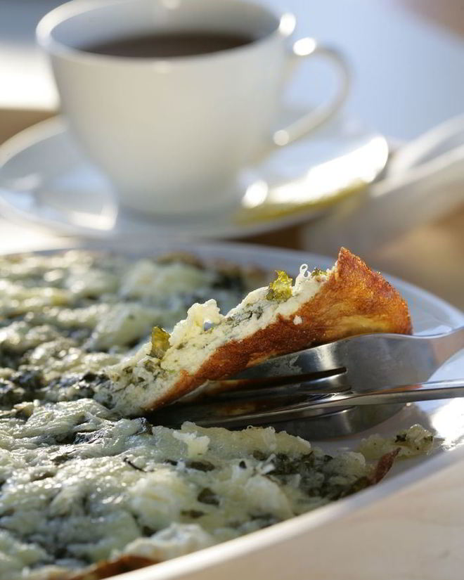 Рецепт омлета со щавелем