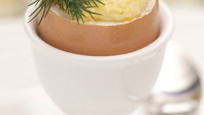 Рецепт омлета в скорлупках