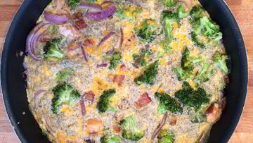 Рецепт пышного омлета