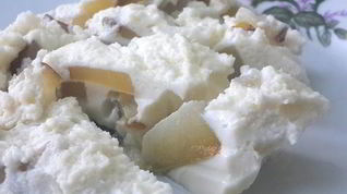 Рецепт Вареного омлета с грушей Нежные вершины