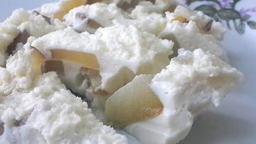 Рецепт Вареного омлета с грушей Нежные вершины