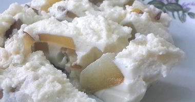 Рецепт Вареного омлета с грушей Нежные вершины