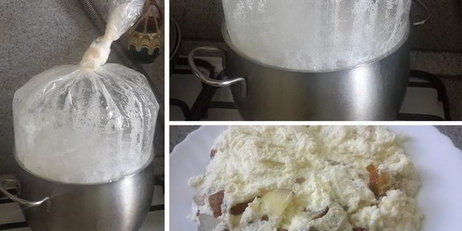 Рецепт вареного омлета с грушей нежные вершины